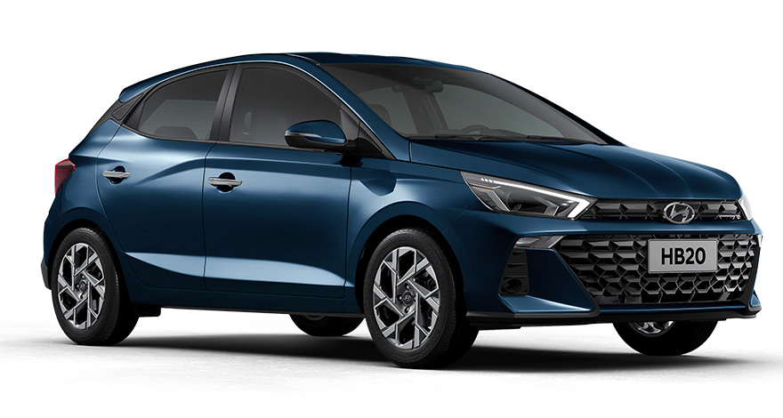 Auto HB20 Azul