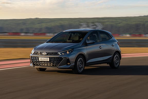 Hyundai HB20 en movimiento